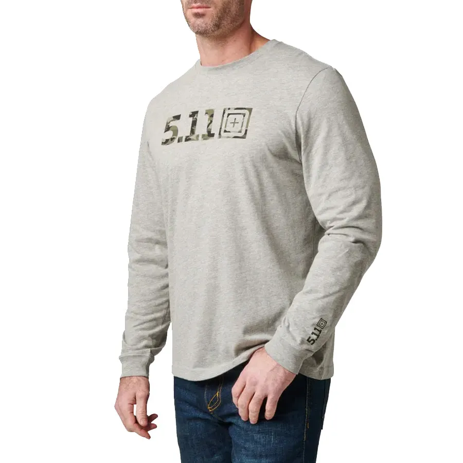5.11 Tactical Camo Logo Fill Long Sleeve Tee