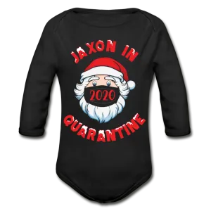 Jaxon in Quarantine Organic Long Sleeve Baby Bodysuit