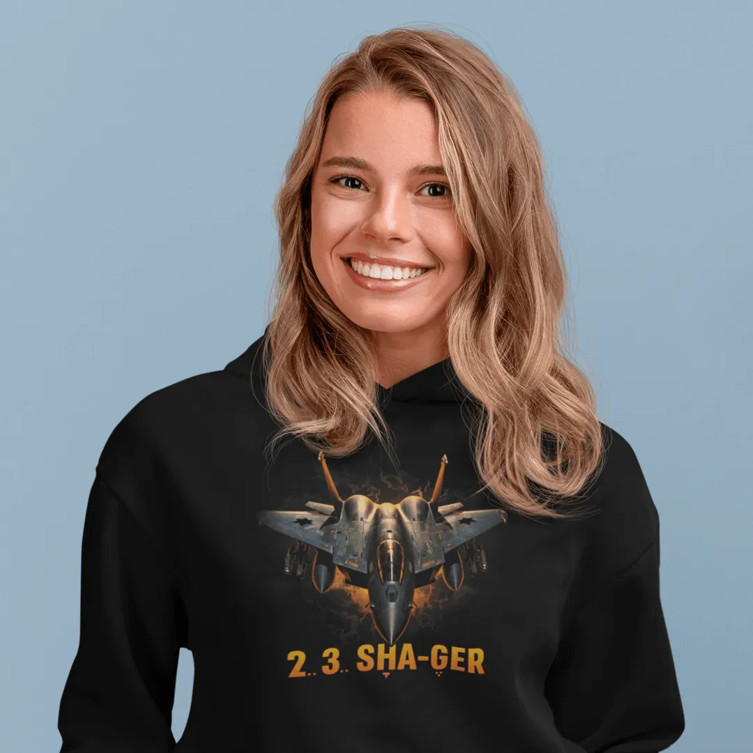 "Shager" Black Custom Unisex Hoodie