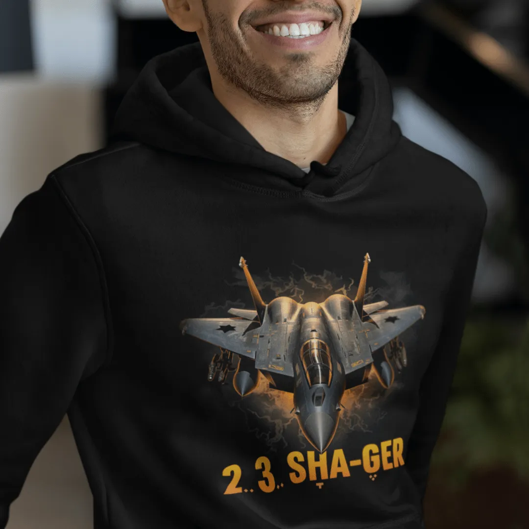 "Shager" Black Custom Unisex Hoodie