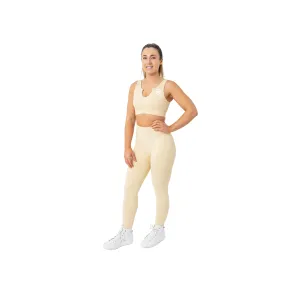 Ribbed Leggings - Beige