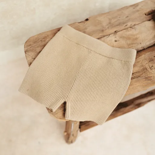 Rumi Knit Shorts - Olive