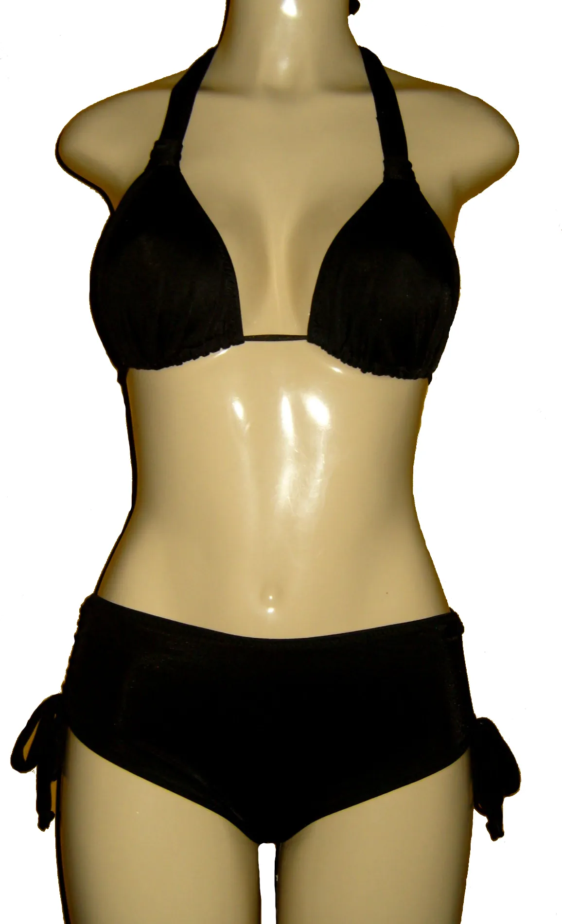 Sliding Halter Swimwear Top ~ Bombshell Bikini Bottom