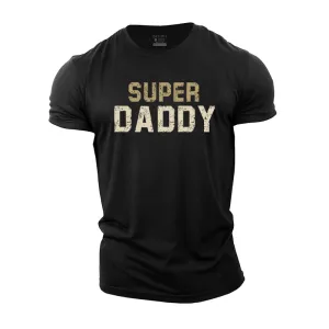 Super Daddy Graphic Cotton T-Shirt