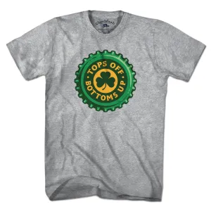 Tops Off Bottoms Up Bottle Cap T-Shirt